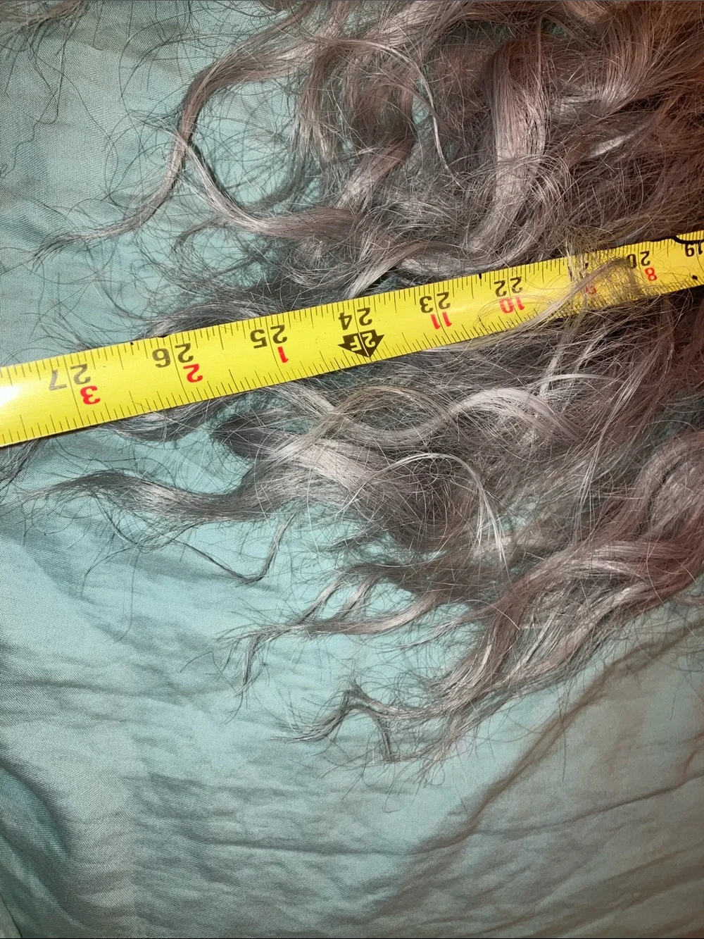 Wavy Clip-In Hair Extension in Silver Ash Blonde